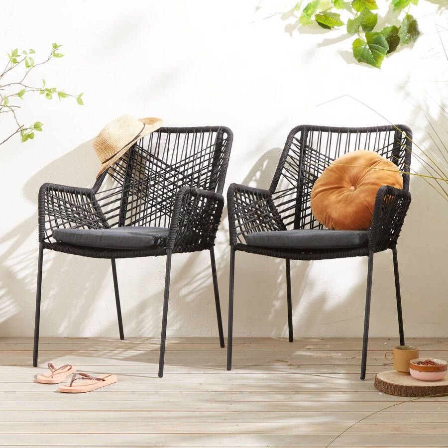 NOUS Garden tuinstoel Calang (set van 2)