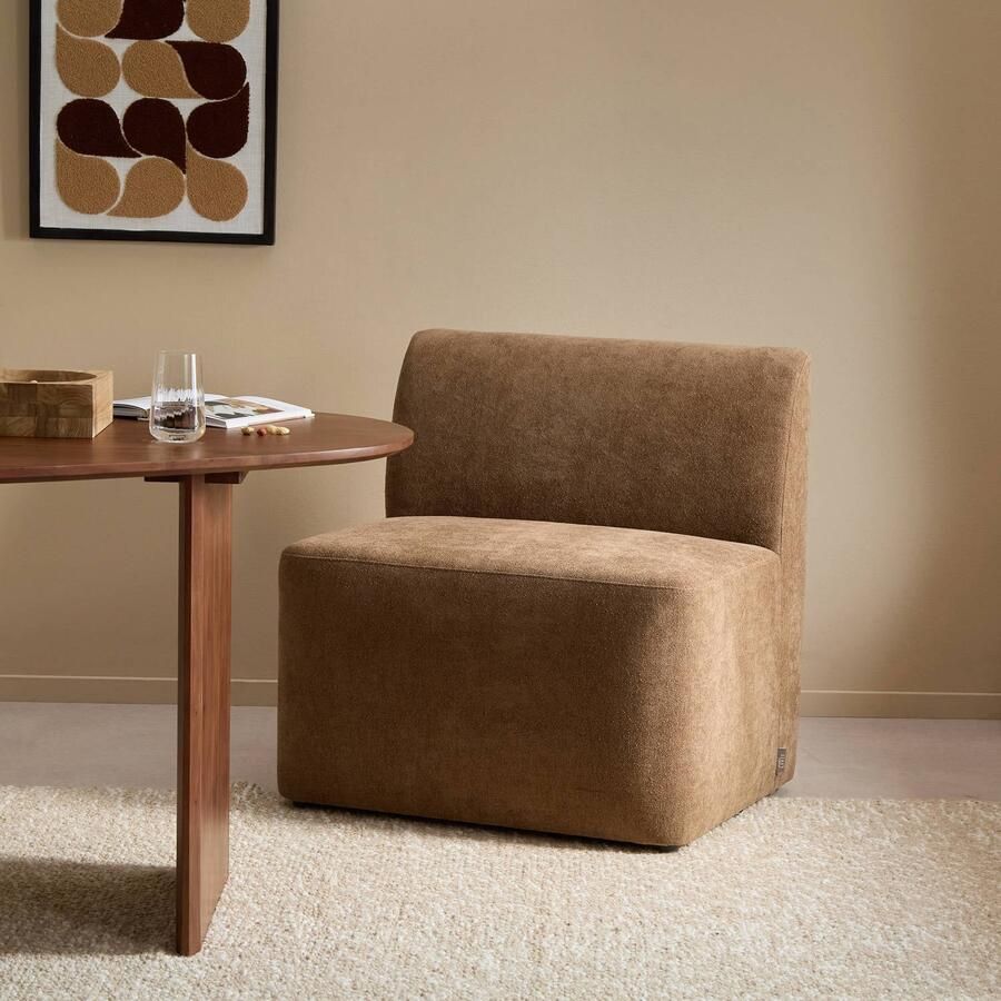 NOUS Living 1-zits element eetkamerbank Rhea 82 cm