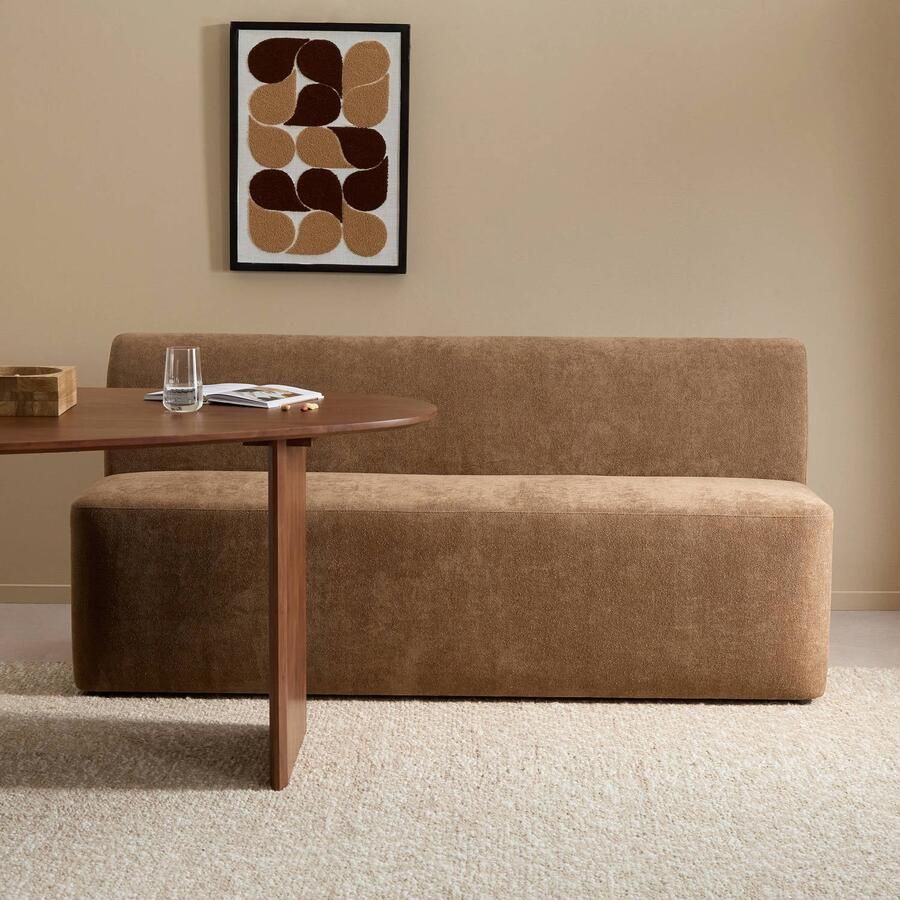 NOUS Living 3-zits element eetkamerbank Rhea 183 cm