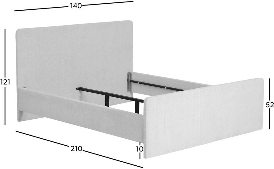 NOUS Living bed Corbo (180x200 cm) - Foto 2