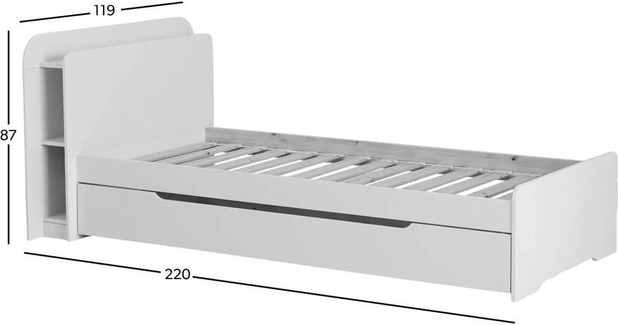 NOUS Living bed Rumble (90x200 cm) - Foto 2