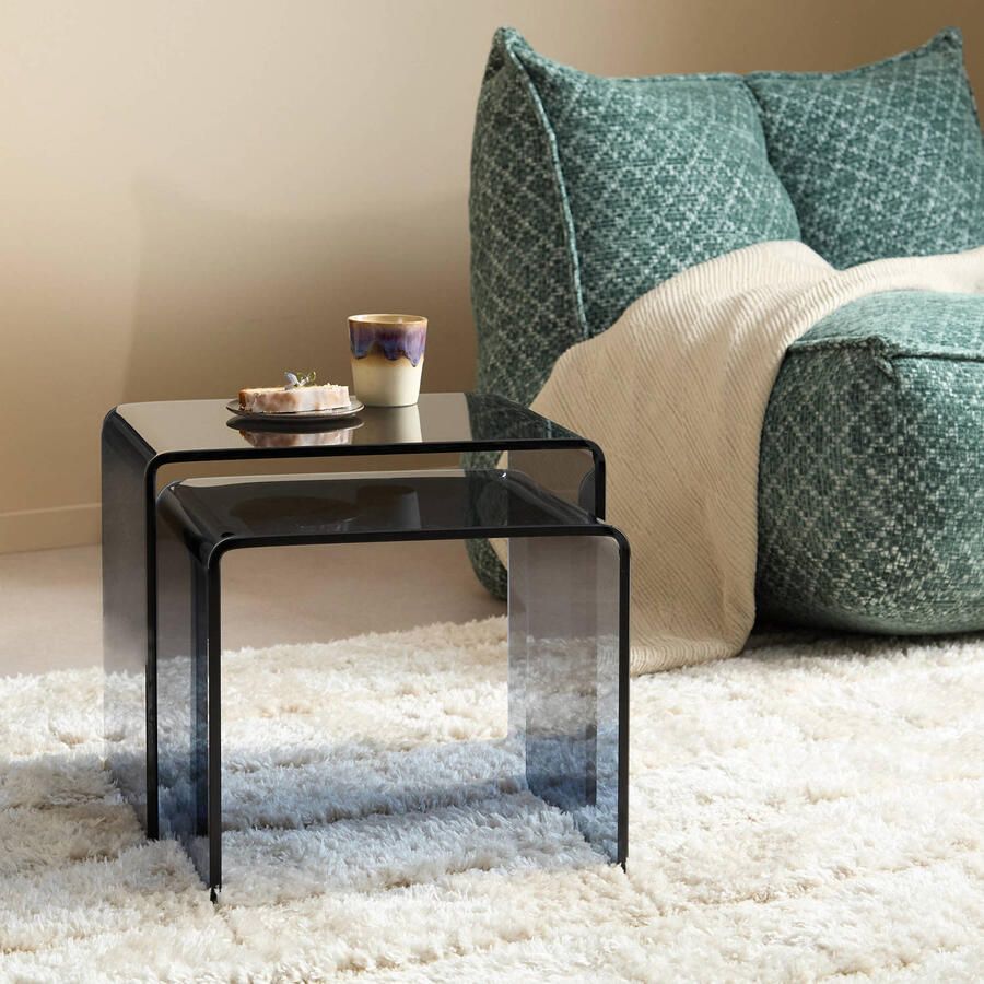 NOUS Living bijzettafel (set van 2) Arctic - Foto 3