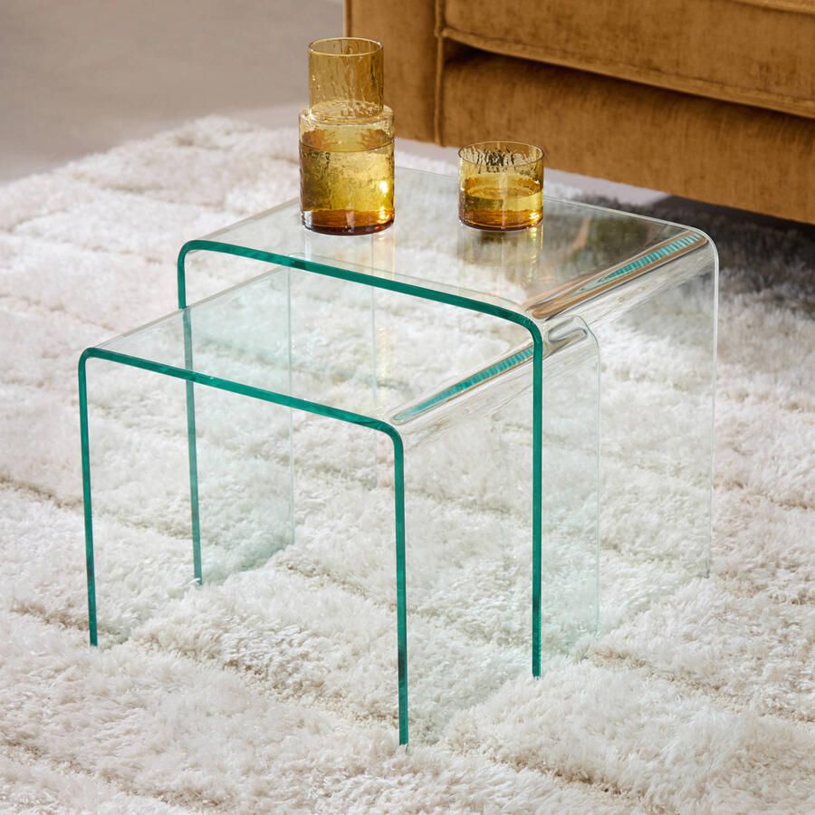 NOUS Living bijzettafel (set van 2) Arctic - Foto 2