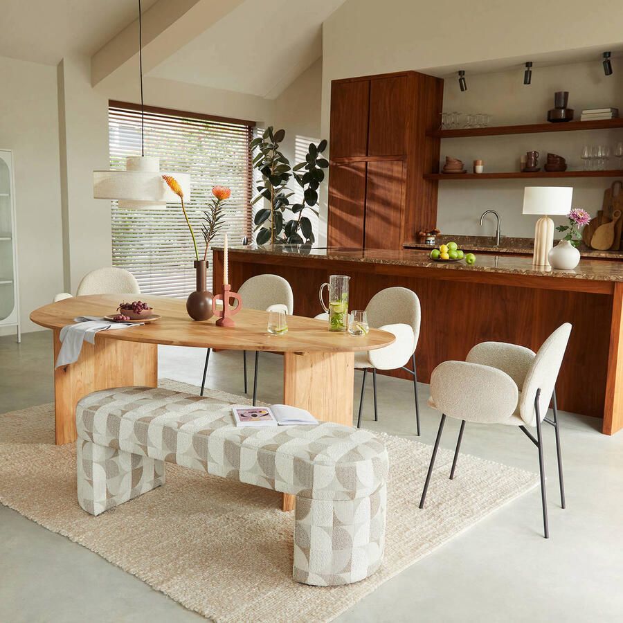 NOUS Living eetkamerbank Nice 145 cm