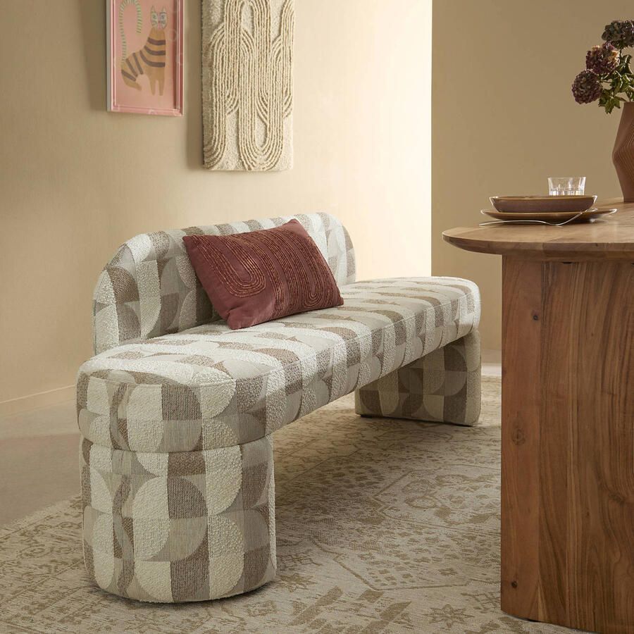 NOUS Living eetkamerbank Nice 180 cm