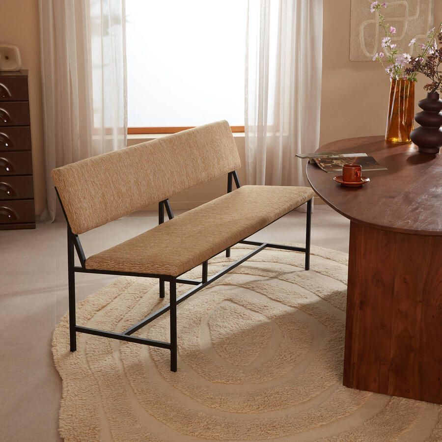 NOUS Living eetkamerbank Sven 160 cm - Foto 3