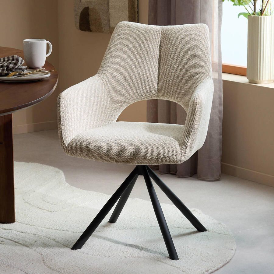 NOUS Living eetkamerstoel Ava - Foto 3