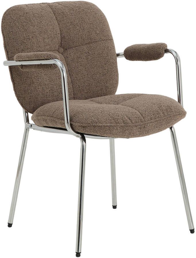 NOUS Living eetkamerstoel Chrome - Foto 3