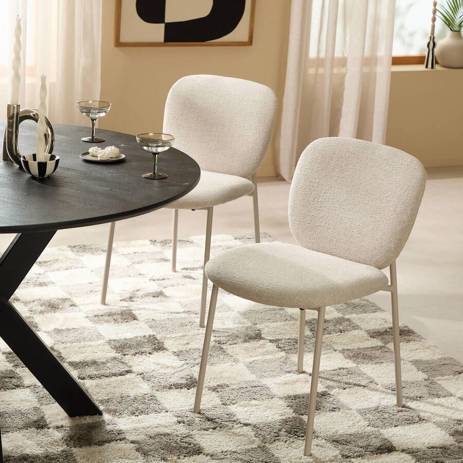 NOUS Living eetkamerstoel (set van 2) Daan - Foto 3