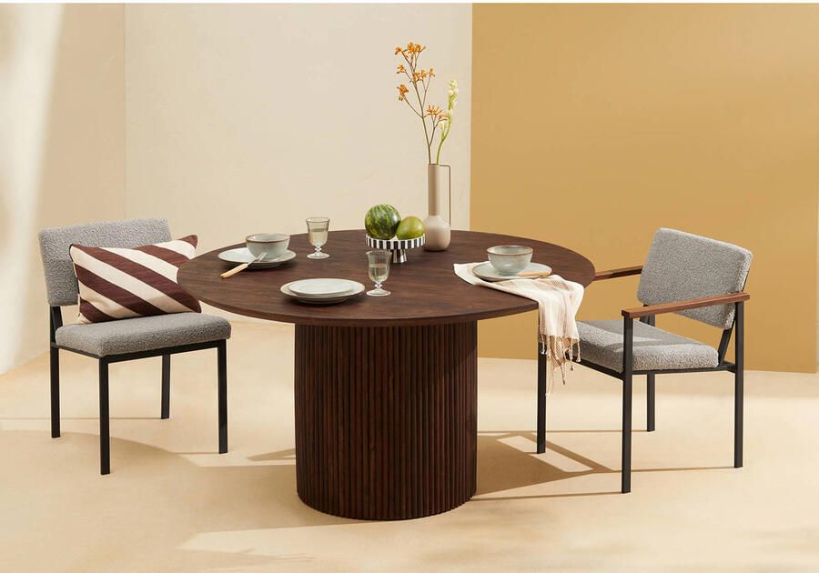 NOUS Living eetkamertafel Jaime (⌀140 cm)