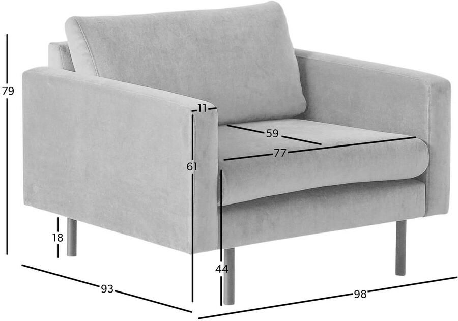 NOUS Living fauteuil Adam - Foto 3