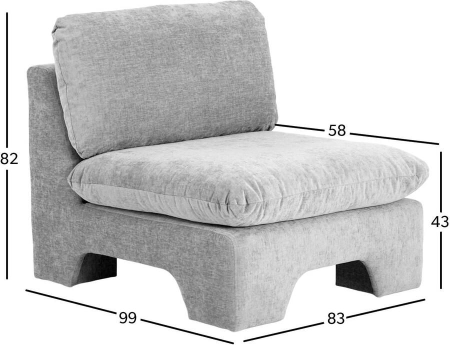 NOUS Living fauteuil Winston - Foto 3