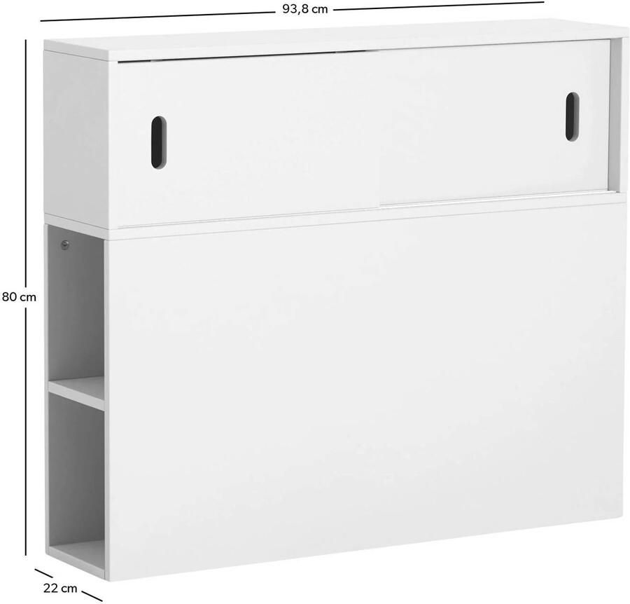 NOUS Living hoofdbord 90x200 Cubi - Foto 3