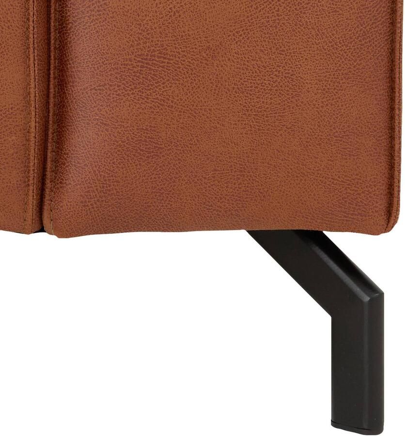NOUS Living leren hoekbank links Brent cognac - Foto 2