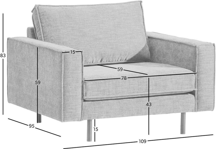 NOUS Living loveseat Lexington - Foto 2