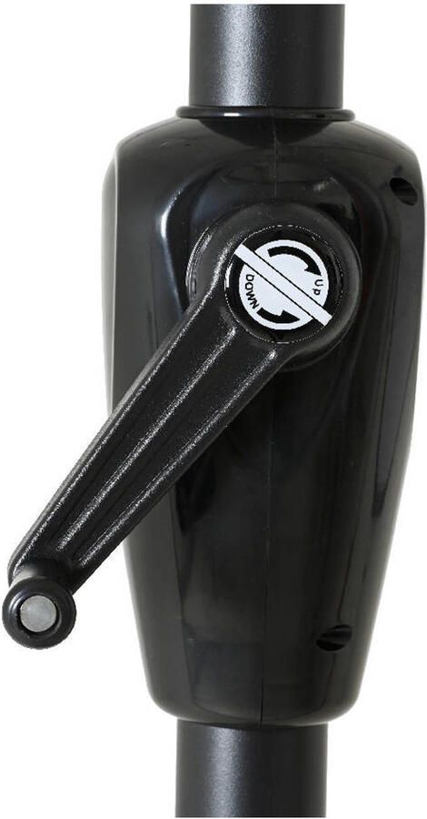 Outdoorliving by Decoris balkonparasol wit blauw (270x135 cm)