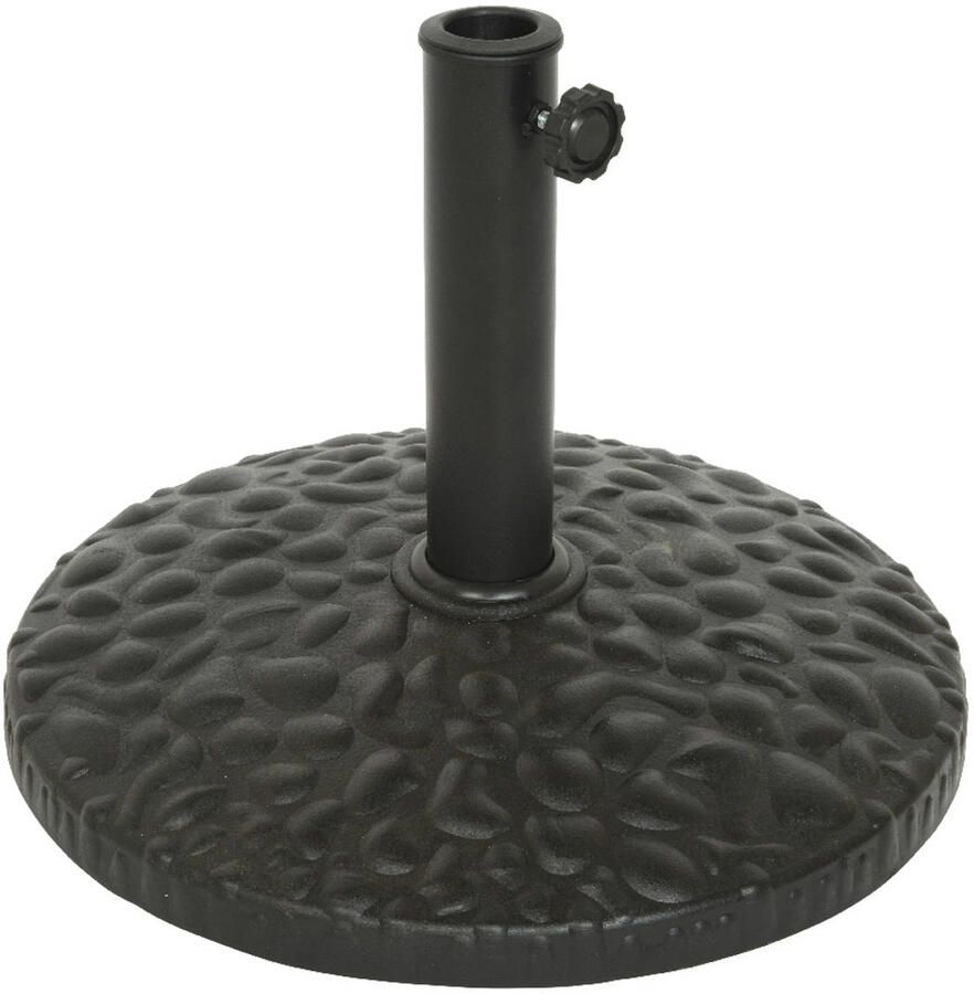 Outdoorliving by Decoris parasolvoet zwart (Ø44 5 cm)