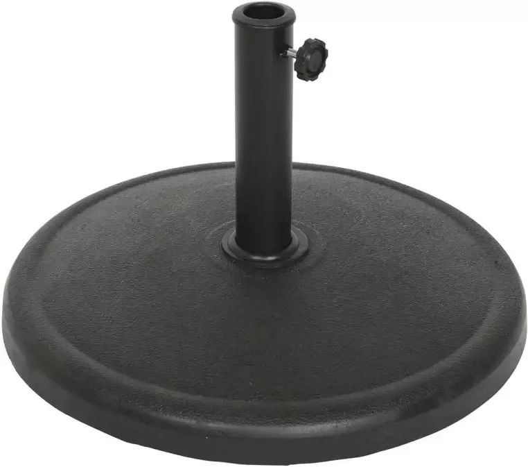 Outdoorliving by Decoris parasolvoet zwart (Ø54 5 cm)