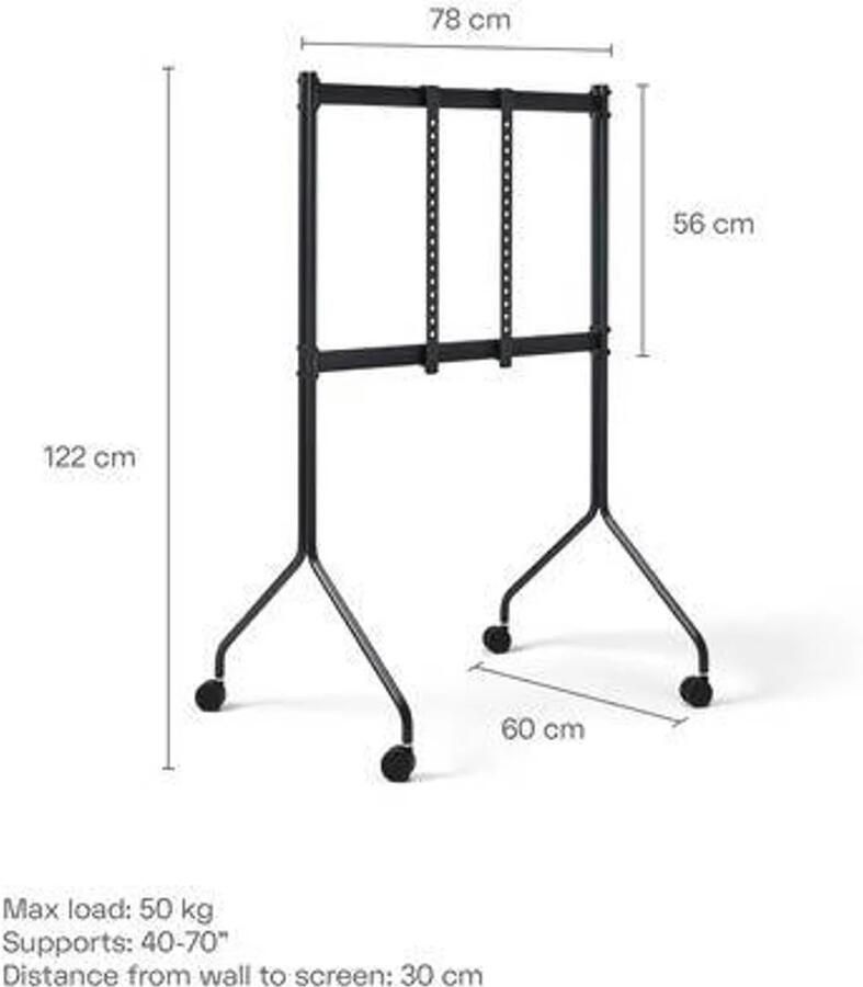 Pedestal tv standaard Moon Rollin' Tall - Foto 2