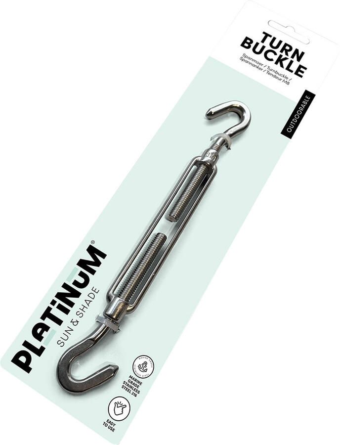 Platinum sun & shade Platinum Spanschroef M8