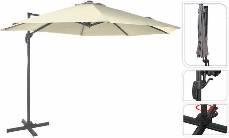 Ambiance parasol Roma (300 cm) - Foto 1
