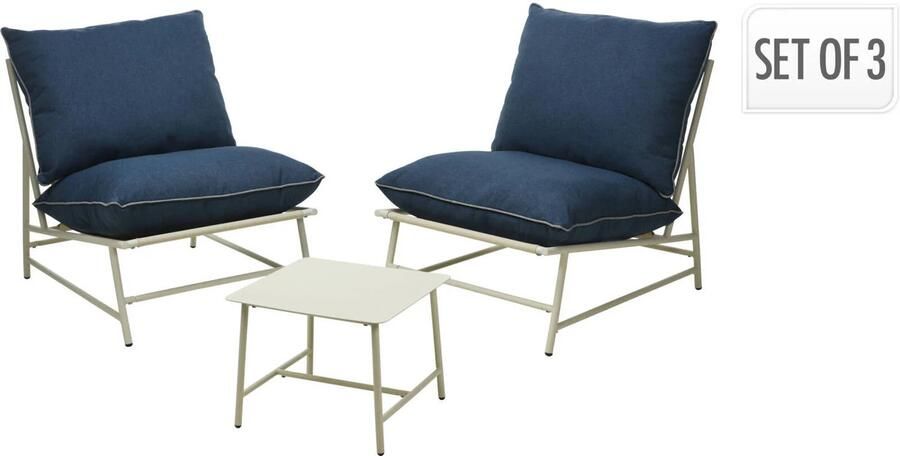 Pro Garden loungeset 3 delig - Foto 2