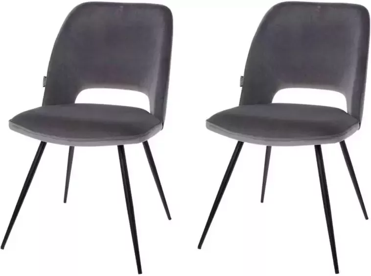 Riverdale eetkamerstoelen Eve Grijs 82cm hoog > Nu slechts € 87 50 per luxe stoel