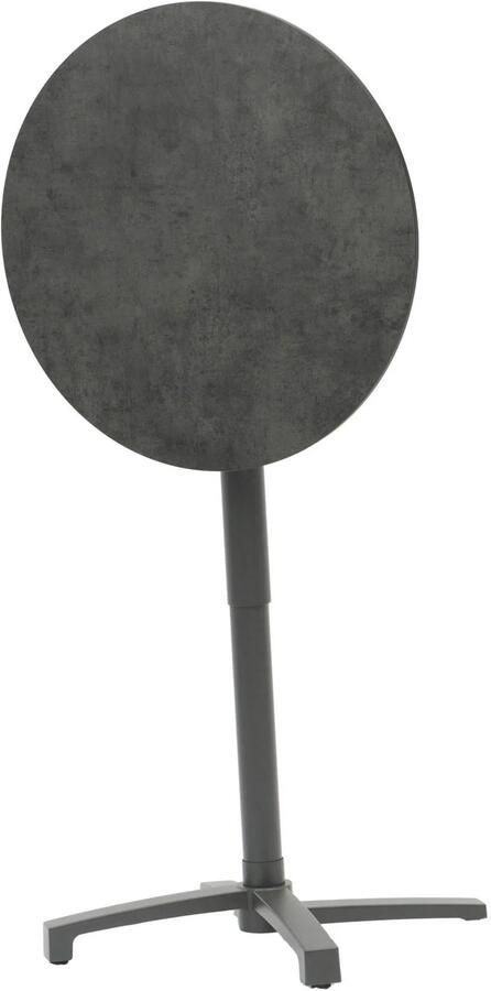 SenS-Line Bistrotafel Verstelbaar Grijs Aluminium & HPL 70x70x72 cm Bistrotafel Lima - Foto 3