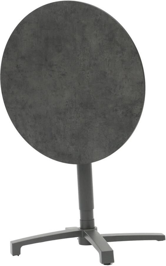 SenS-Line Bistrotafel Verstelbaar Grijs Aluminium & HPL 70x70x72 cm Bistrotafel Lima - Foto 4