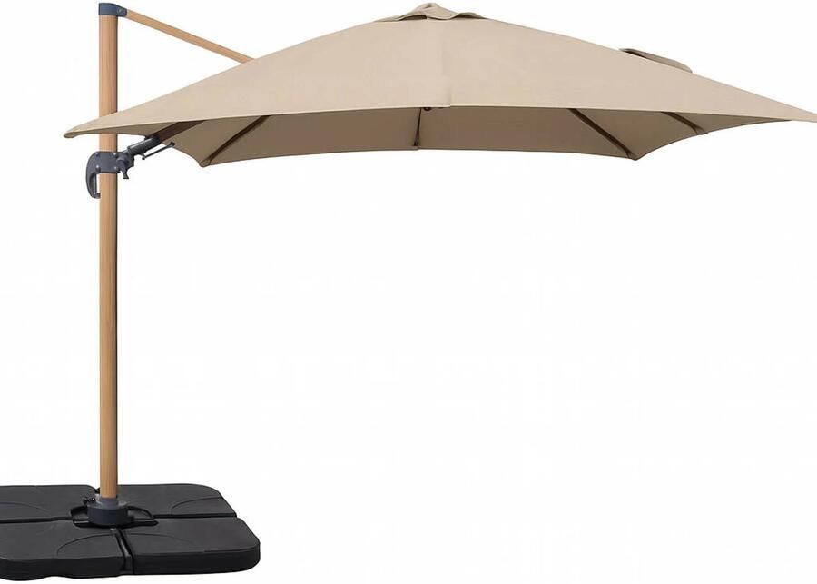 SenS-Line zweefparasol Jamaica zandkleur (300x400 cm)