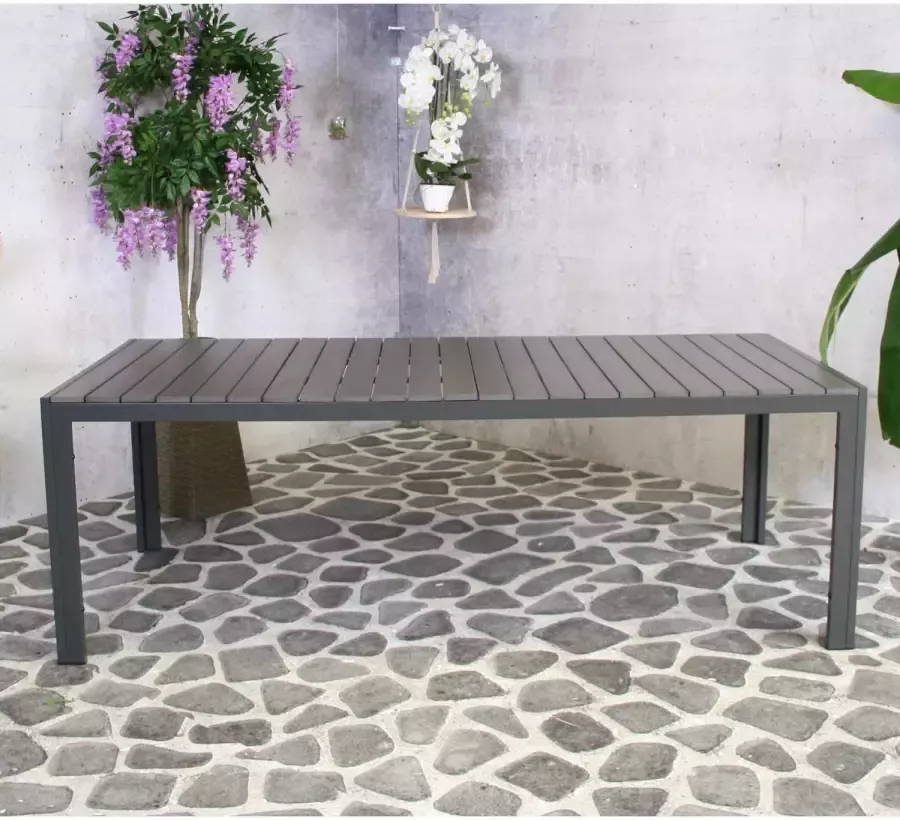 SenS-Line Jerry polywood table 220x100cm anthracite