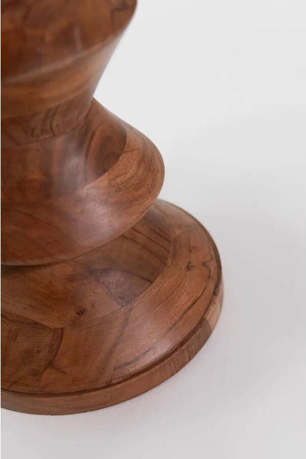 Sissy-Boy Houten bijzettafel chess Unieke vorm Donker hout - Foto 3