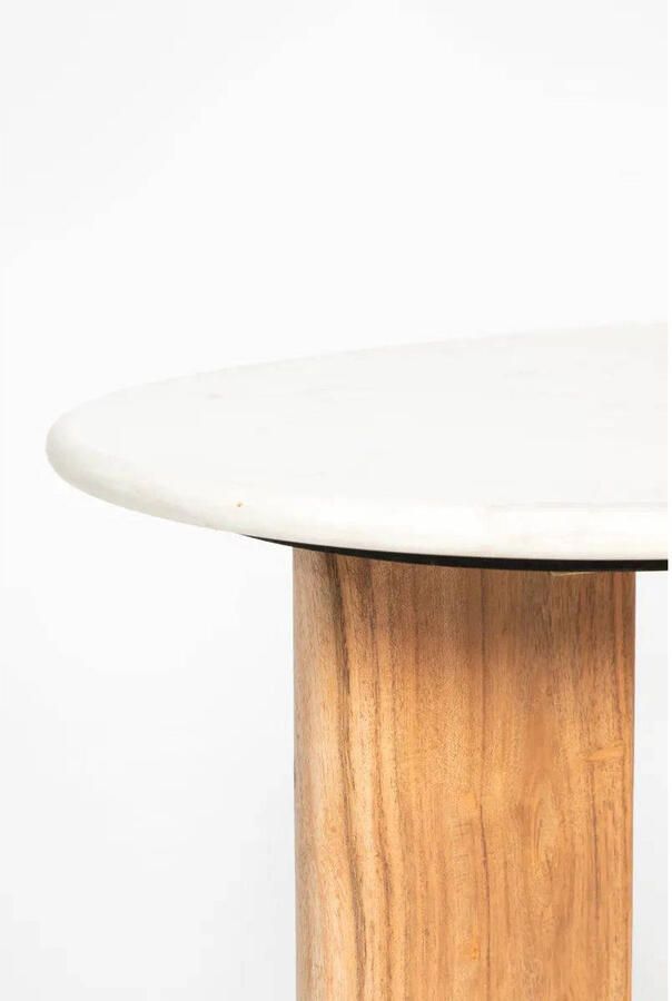 Sissy-Boy Houten koffietafel met marmer blad klein - Foto 3