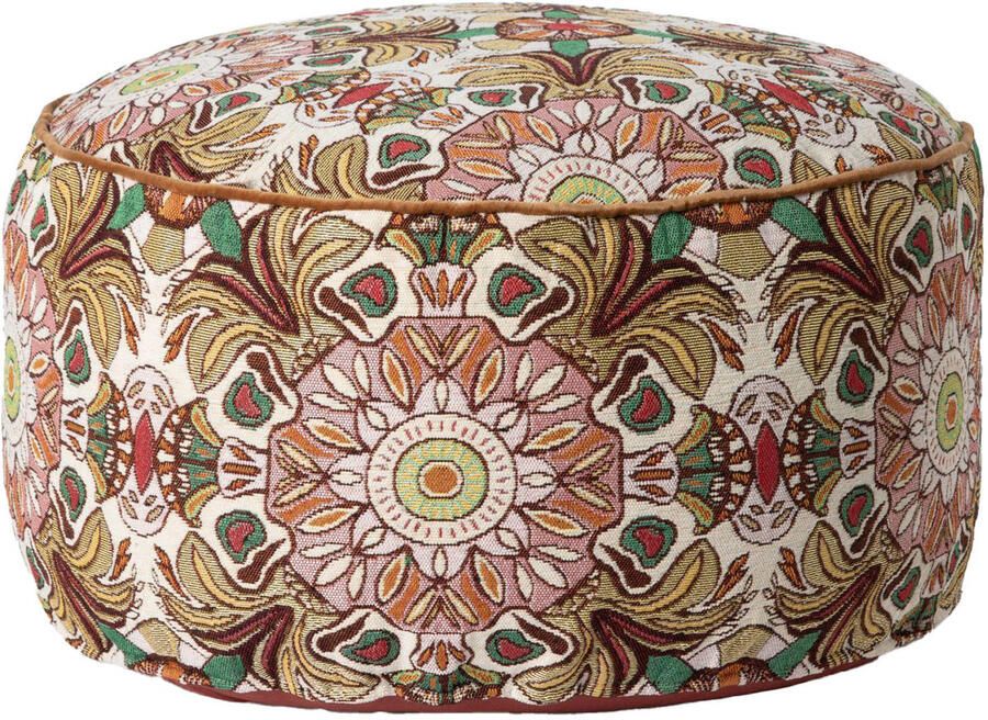 Sissy-Boy Multicolour poef met bloemenprint