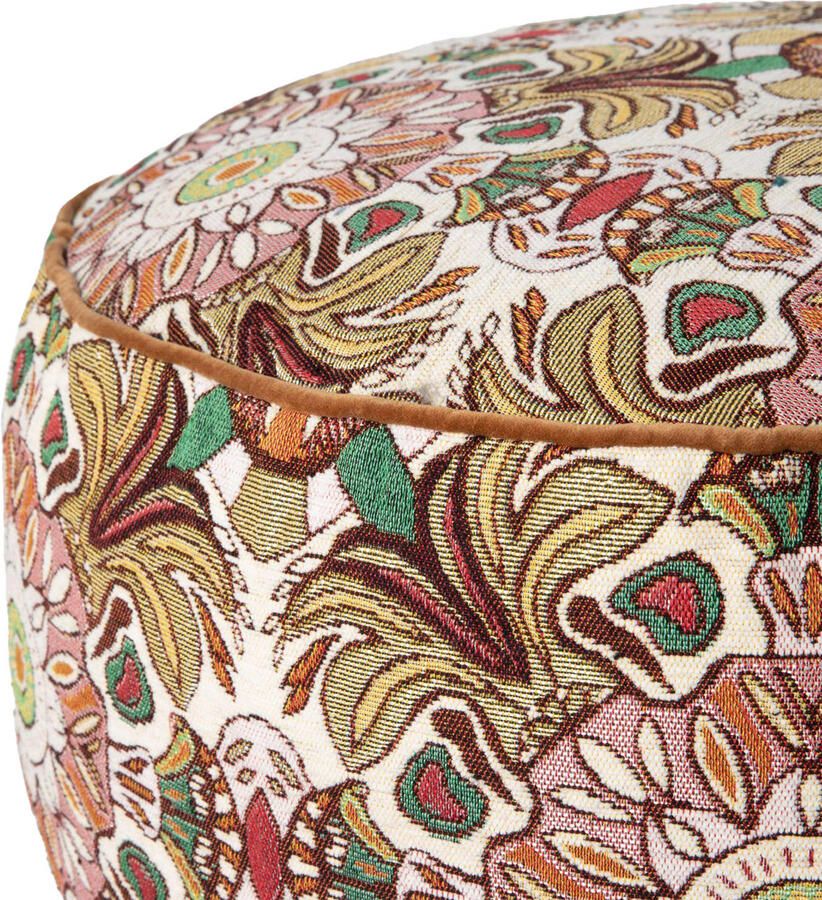 Sissy-Boy Multicolour poef met bloemenprint - Foto 2