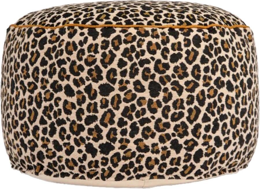 Sissy-Boy PRE-ORDER: Bruine poef met leopard patroon - Foto 2