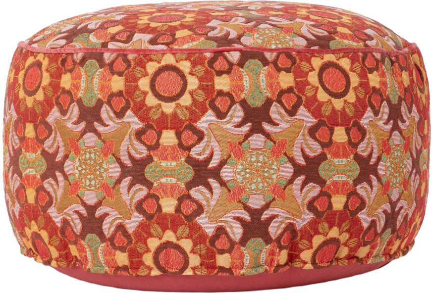 Sissy-Boy Multicolour poef met mozaïek print