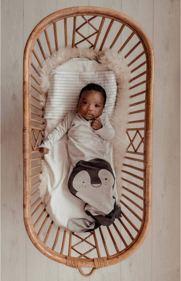 Snoozebaby new born cocoon 3-6 mnd grijs