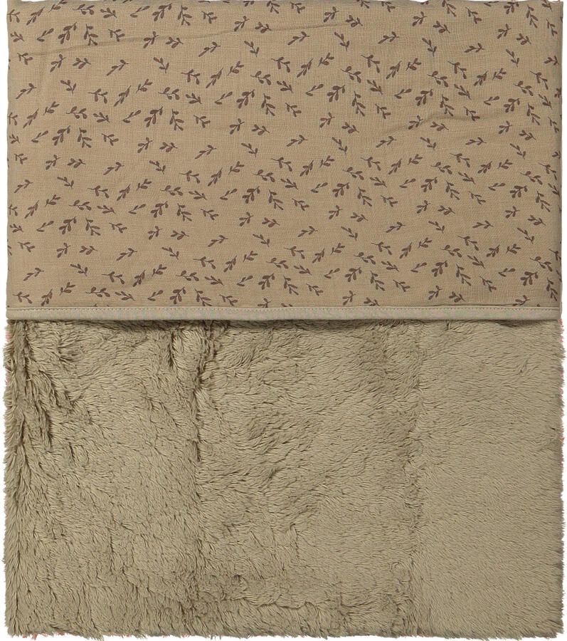 Snoozebaby wiegdeken met teddy hazel brown - Foto 3