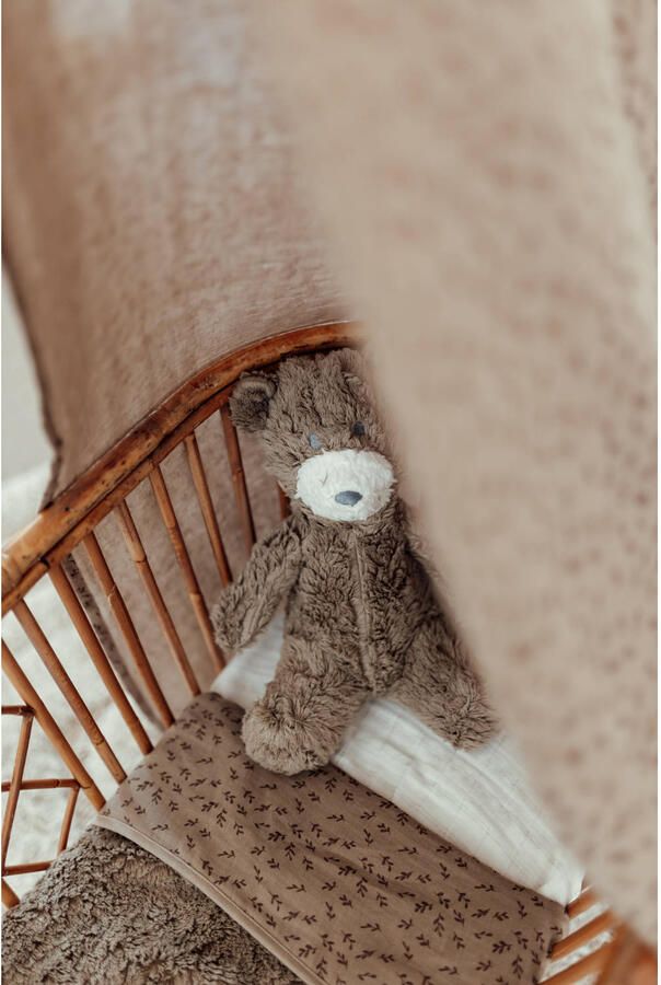 Snoozebaby wiegdeken met teddy hazel brown - Foto 2