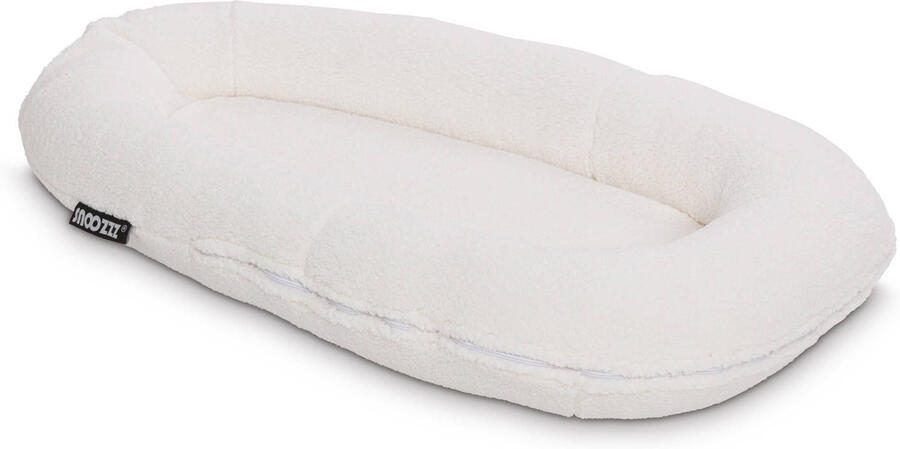 Snoozzz Babynestje met stevig matras afneembare hoes Teddy Naturel