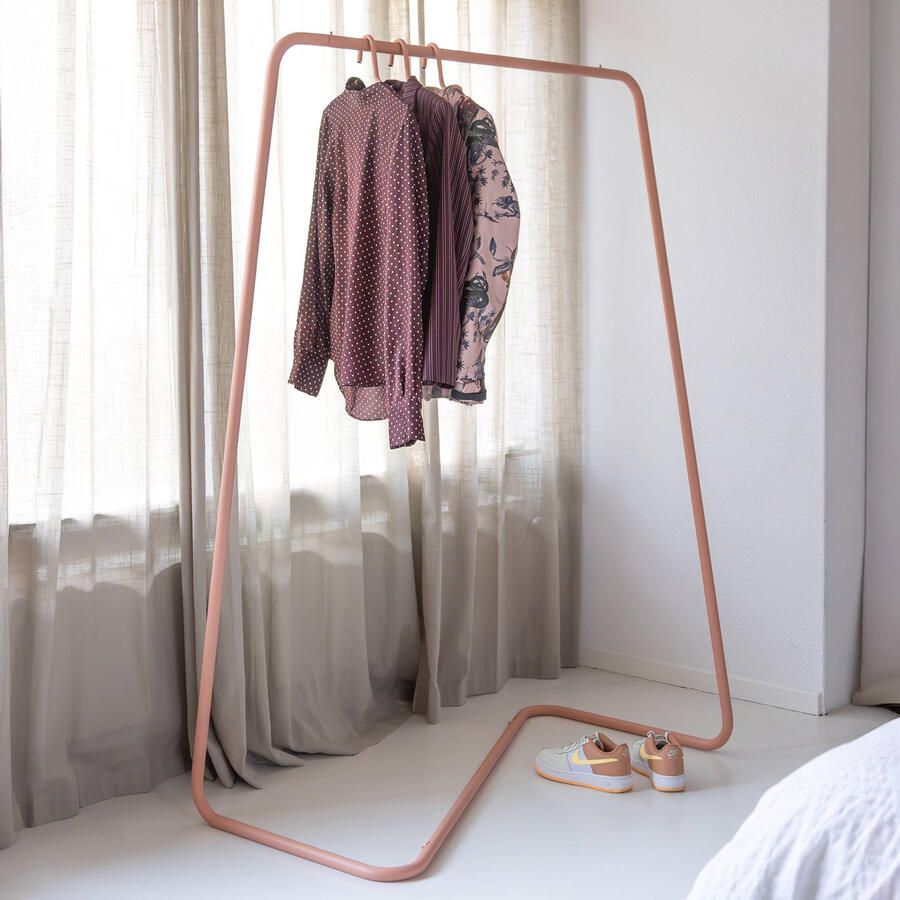 Spinder Design kledingrek Hang-On Clay Terra Staal