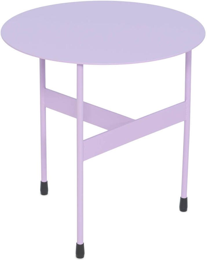 Spinder Design bijzettafel Mira High Soft Lilac Ø 45 Staal