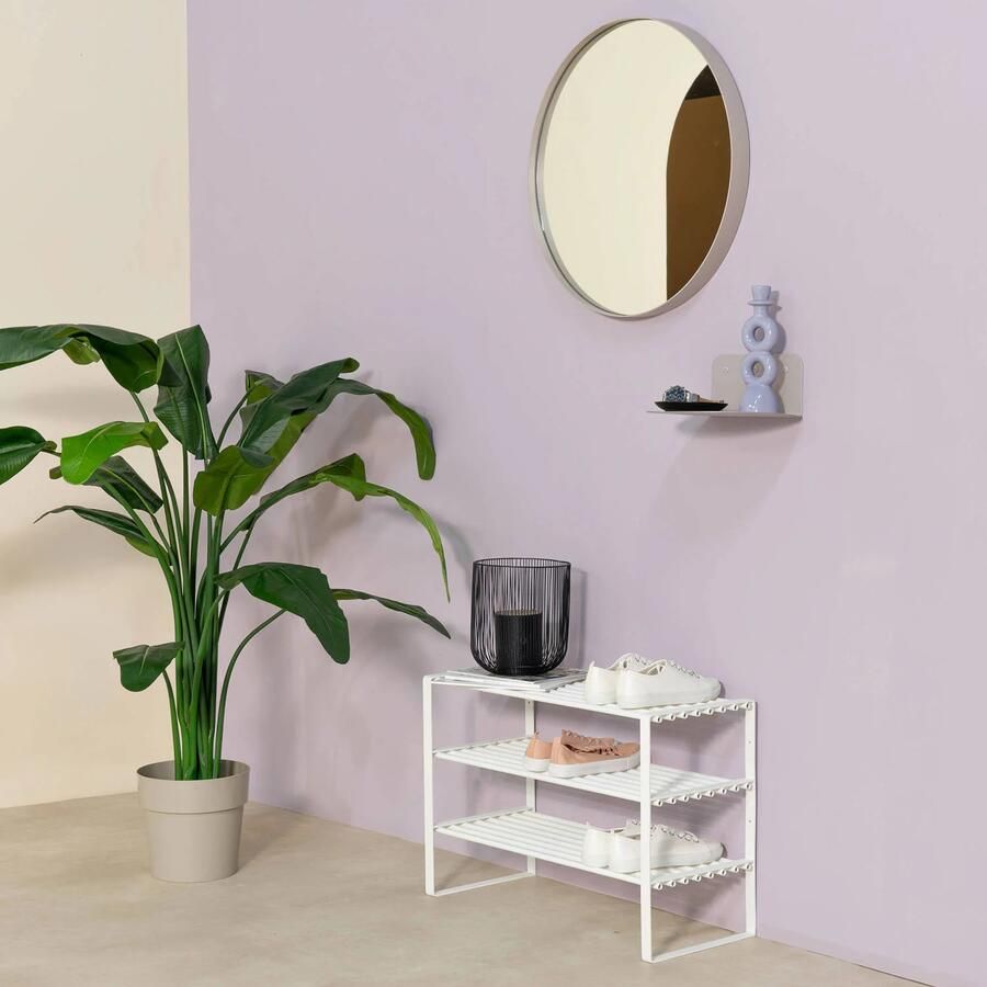 Spinder Design wandplank Flex Silky Taupe Staal