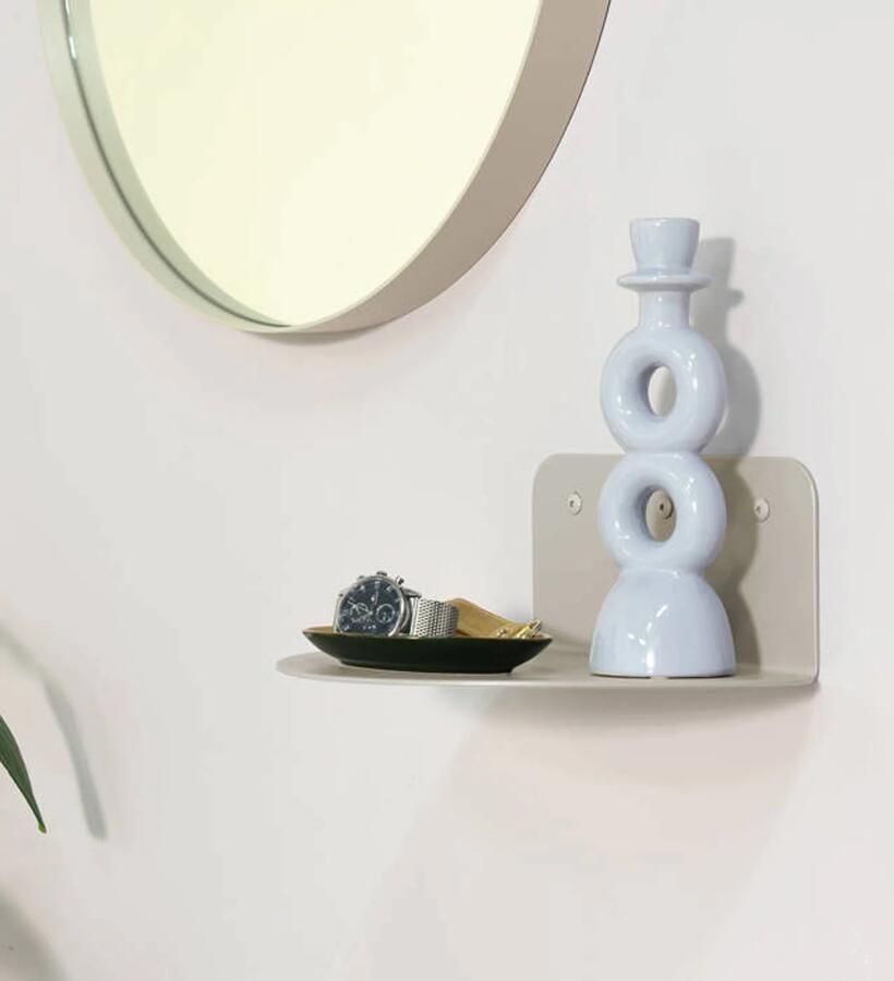 Spinder Design wandplank Flex Silky Taupe Staal - Foto 2