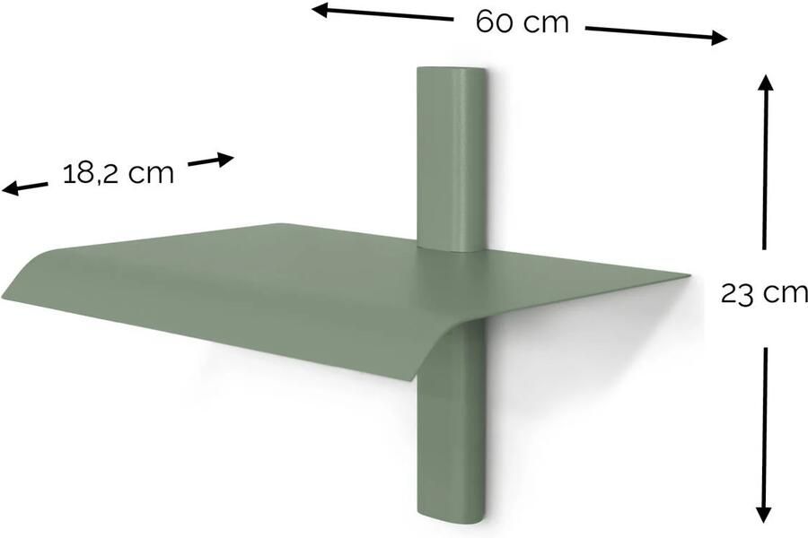 Spinder Design Spinder x OnMateria wandrek Hola 1 Dusty Green Staal - Foto 2