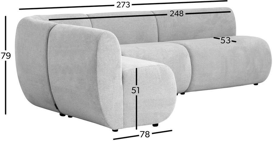 Studio LIVIT eetkamerbank Delia 273 cm - Foto 3
