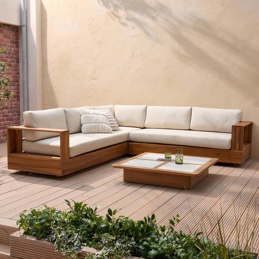 Studio LIVIT loungeset Cereme Ventana teak
