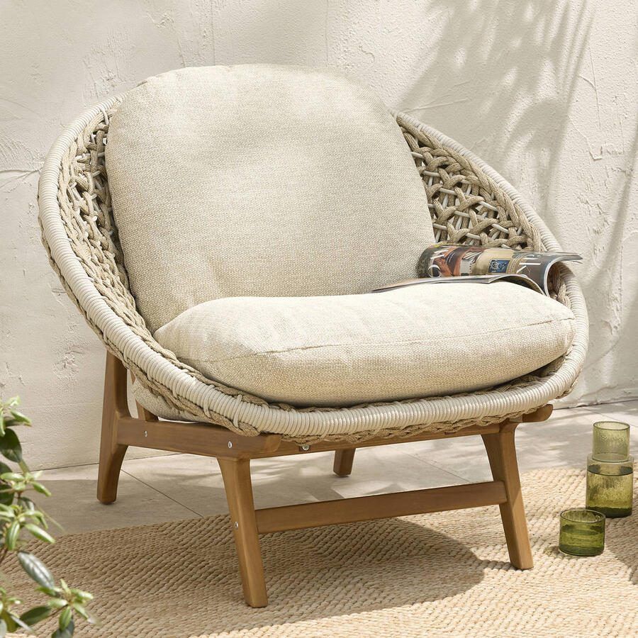 Studio LIVIT loungestoel Malang teak
