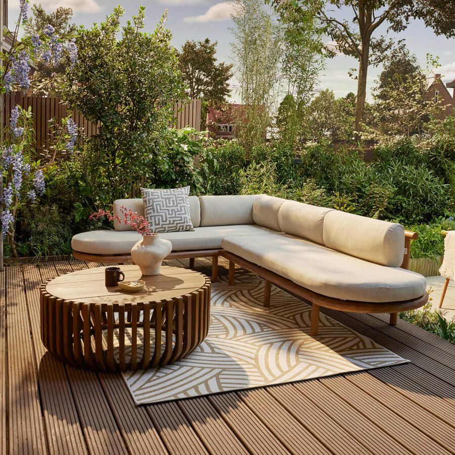 Studio LIVIT teak loungebank Viveiro